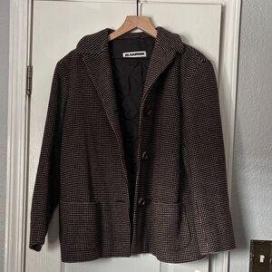 Cashmere blazer jil sander beige